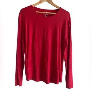 Segments Baselayer Shirt Woman XL Red 100% Merino Wool Performance Wear Gorpcore